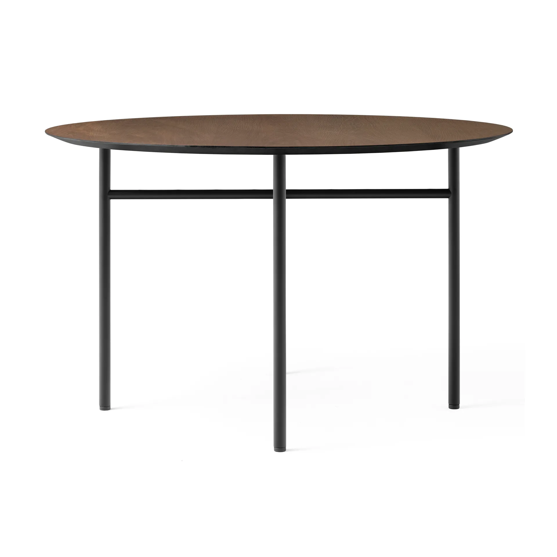 Mesa Snaregade redonda, Carvalho preto-escurecido, Ø120 cm Audo Copenhagen