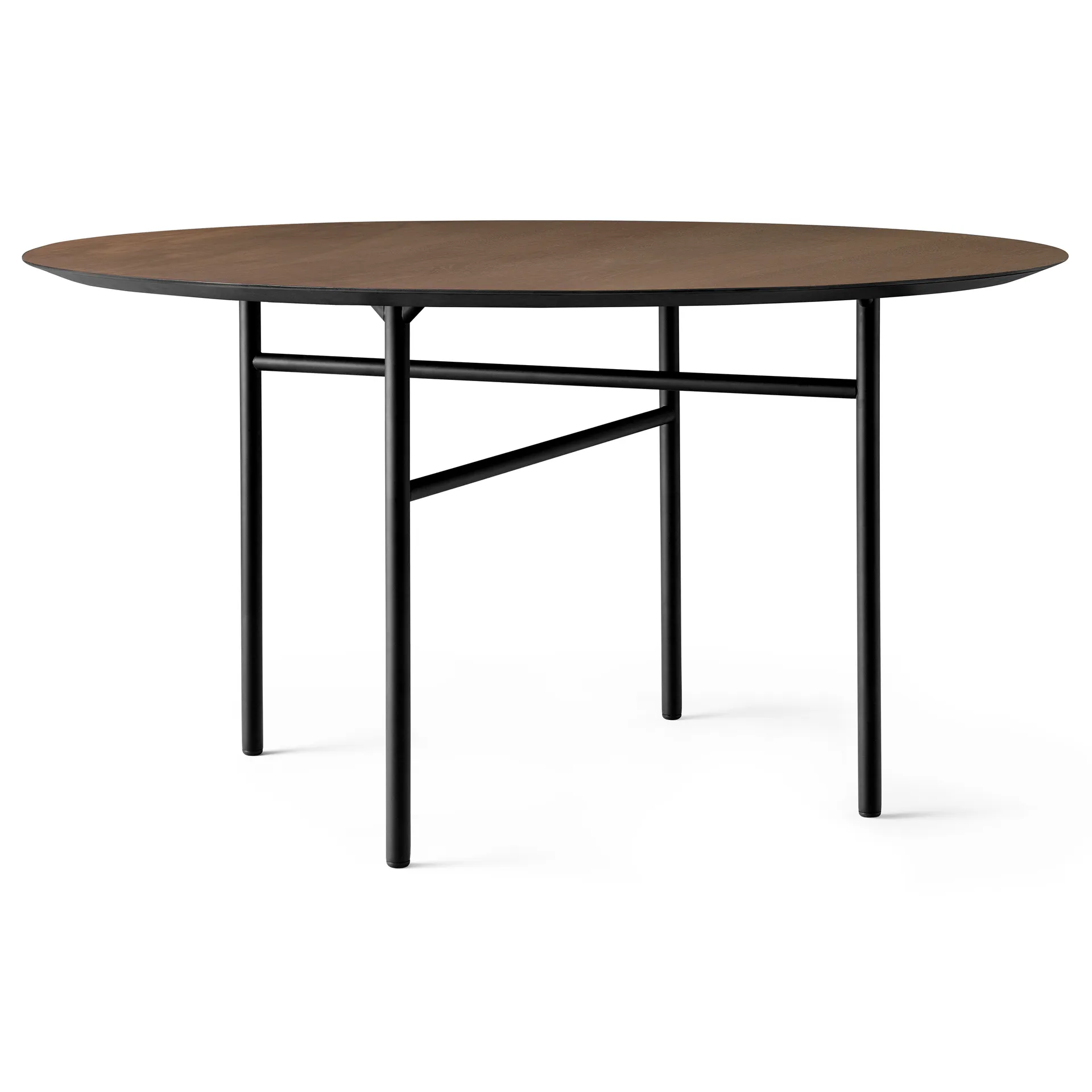 Mesa Snaregade redonda, Carvalho preto-escurecido, Ø138 cm Audo Copenhagen