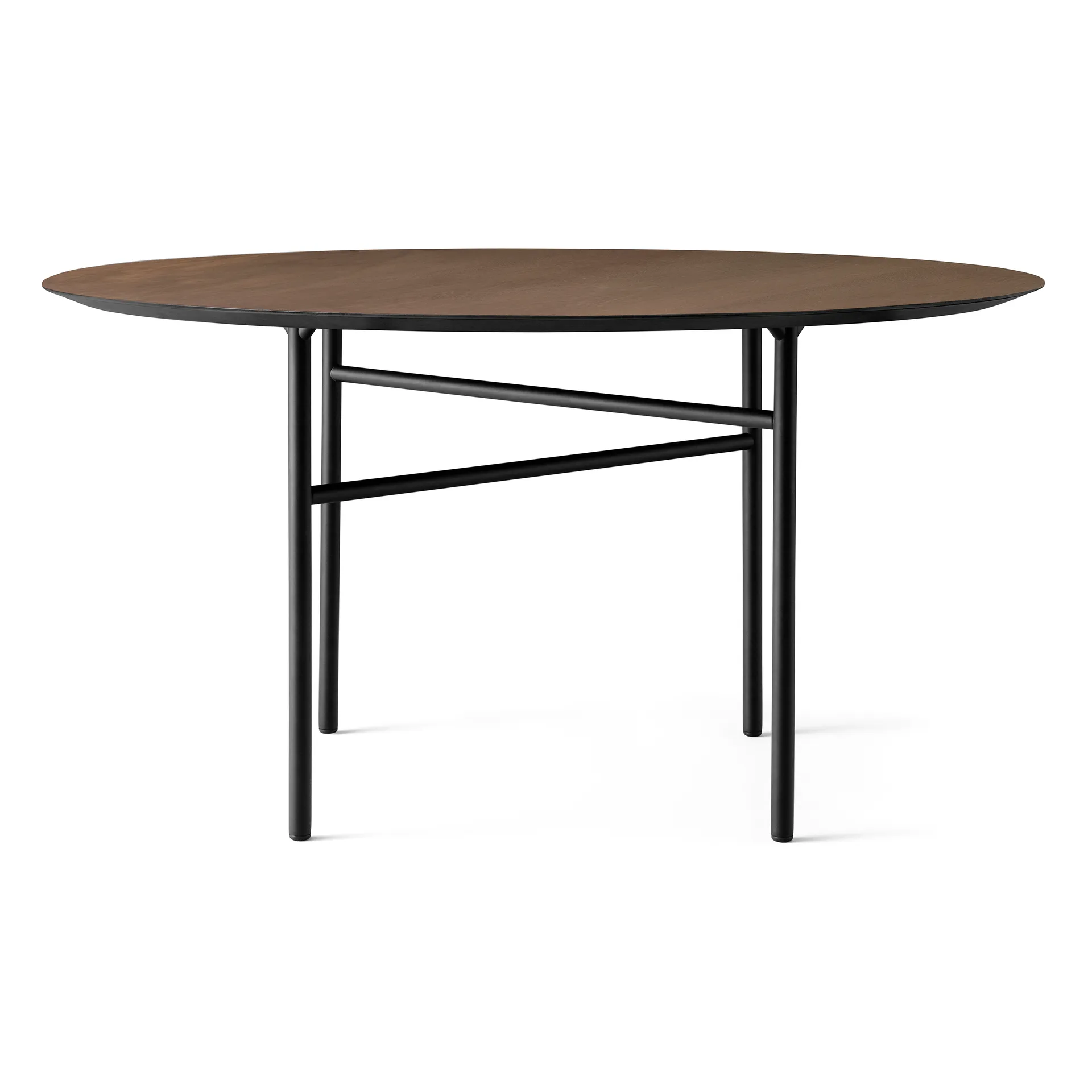 Mesa Snaregade redonda, Carvalho preto-escurecido, Ø138 cm Audo Copenhagen