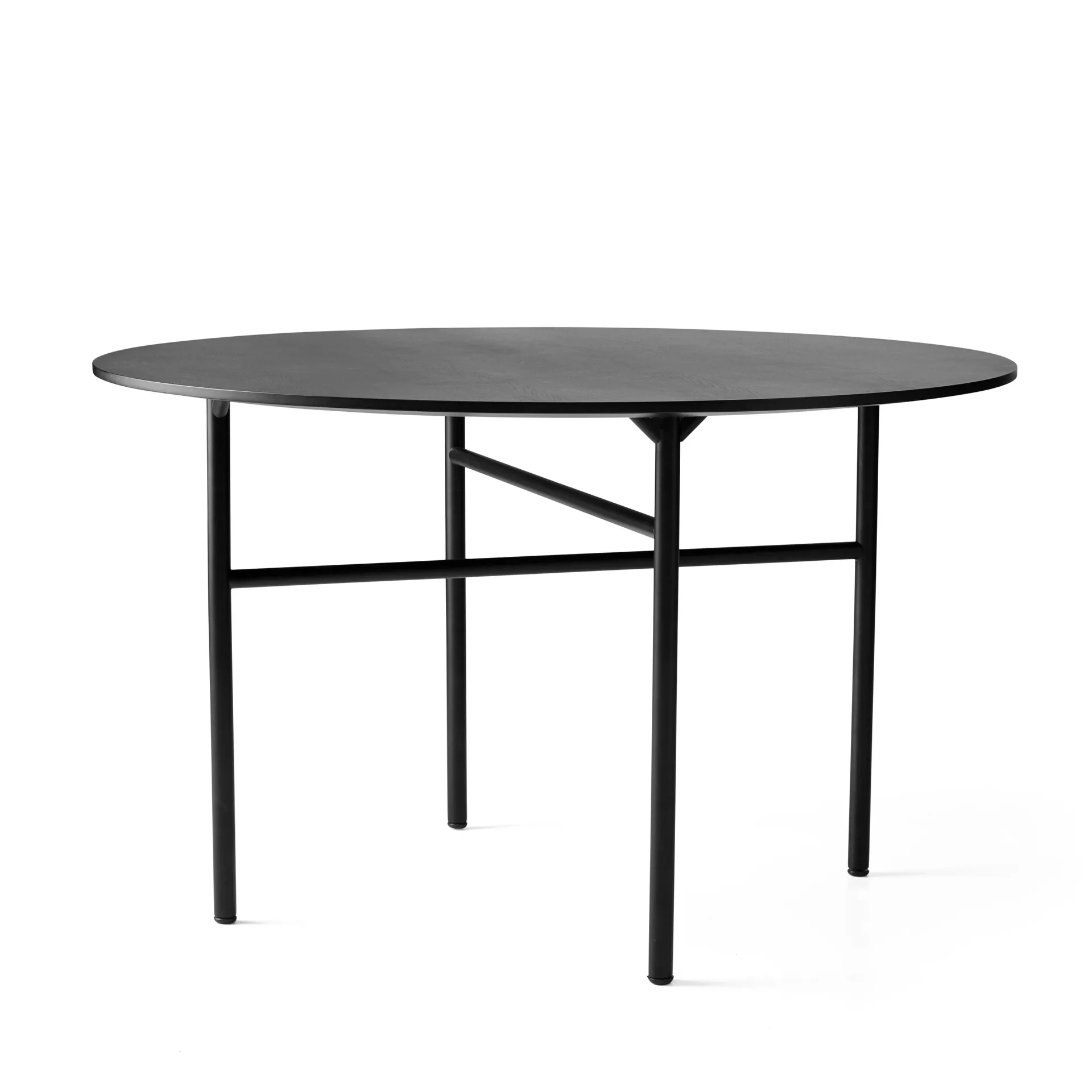 Mesa Snaregade redonda, preto, Ø 120 cm Audo Copenhagen