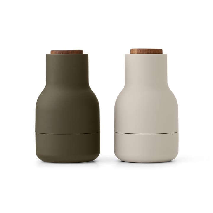 Moedor de especiarias Bottle Grinder 2-unidades - Verde hunting-bege-nogueira - Audo Copenhagen