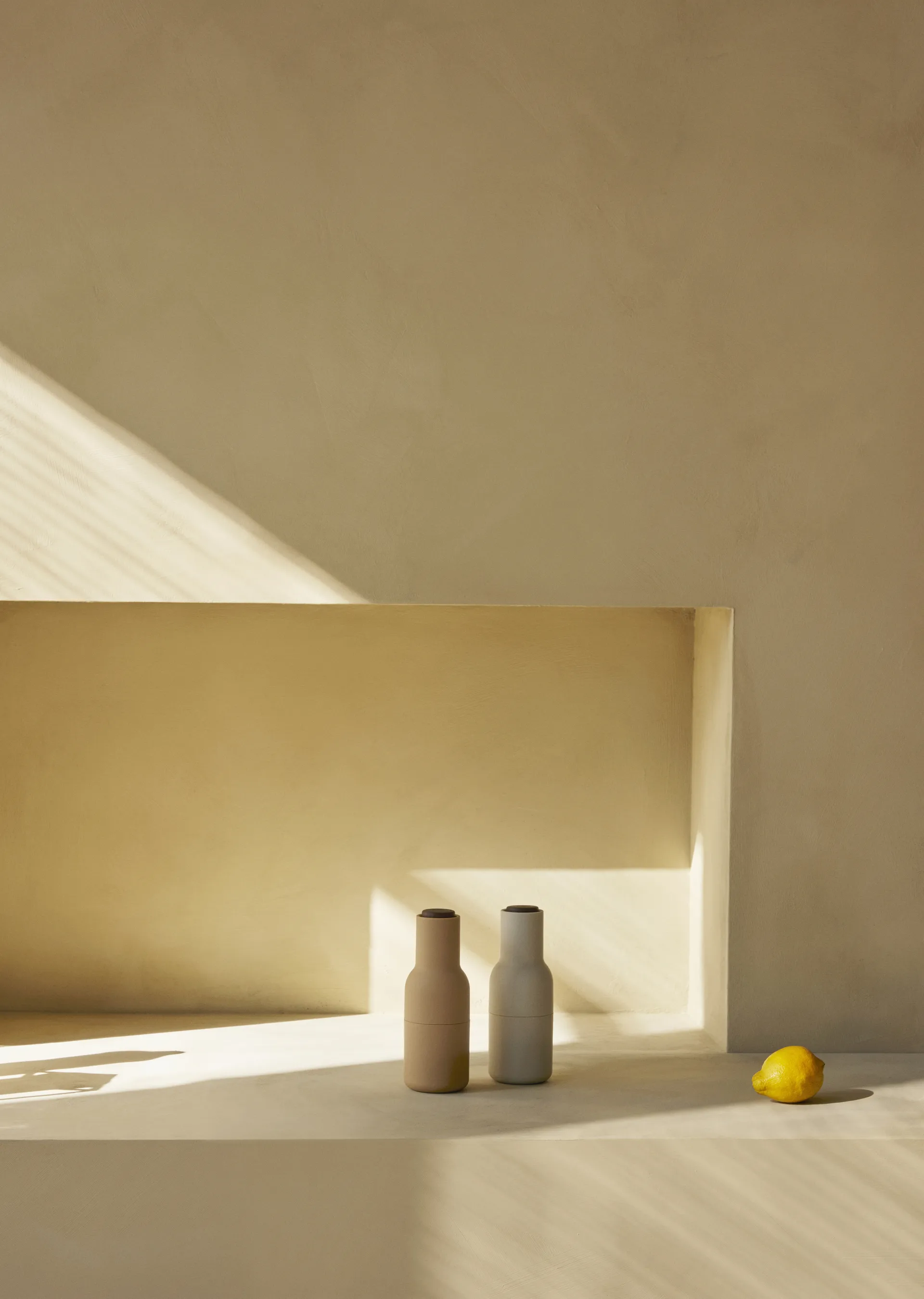 Moinho de especiarias Bottle Grinder, 2 un., Barley-noz Audo Copenhagen