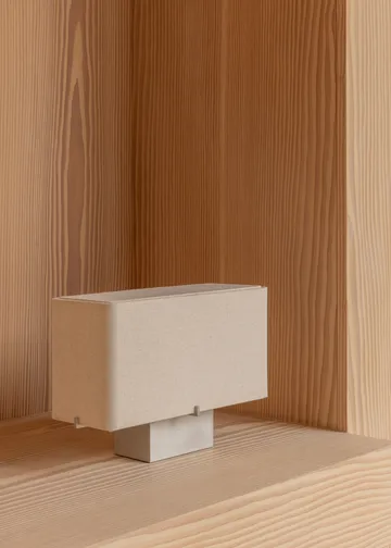 Nonna candeeiro de mesa 24 cm - Alumínio escovado-areia - Audo Copenhagen