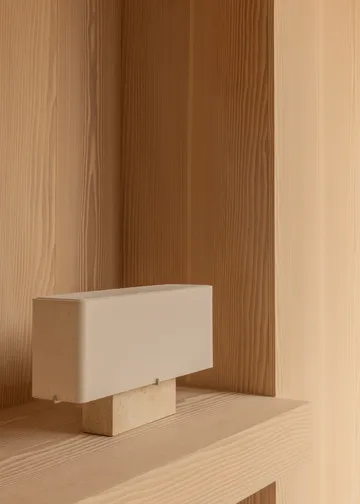 Nonna candeeiro de mesa 30 cm - Travertino-areia - Audo Copenhagen