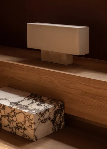 Nonna candeeiro de mesa 30 cm - Travertino-areia - Audo Copenhagen