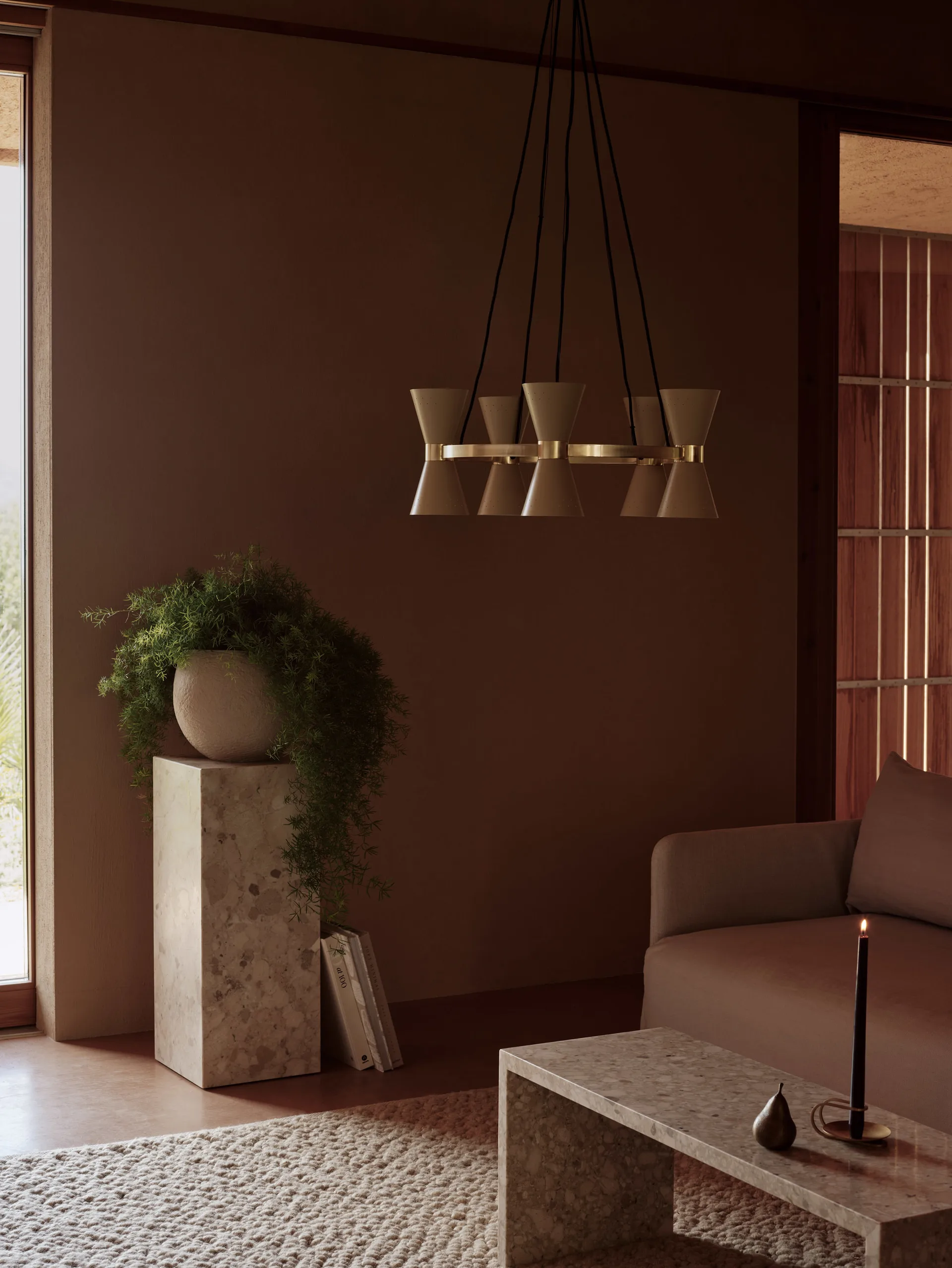 Pedestal Plinth Pedestal 30x30x75 cm, Kunis Breccia Audo Copenhagen