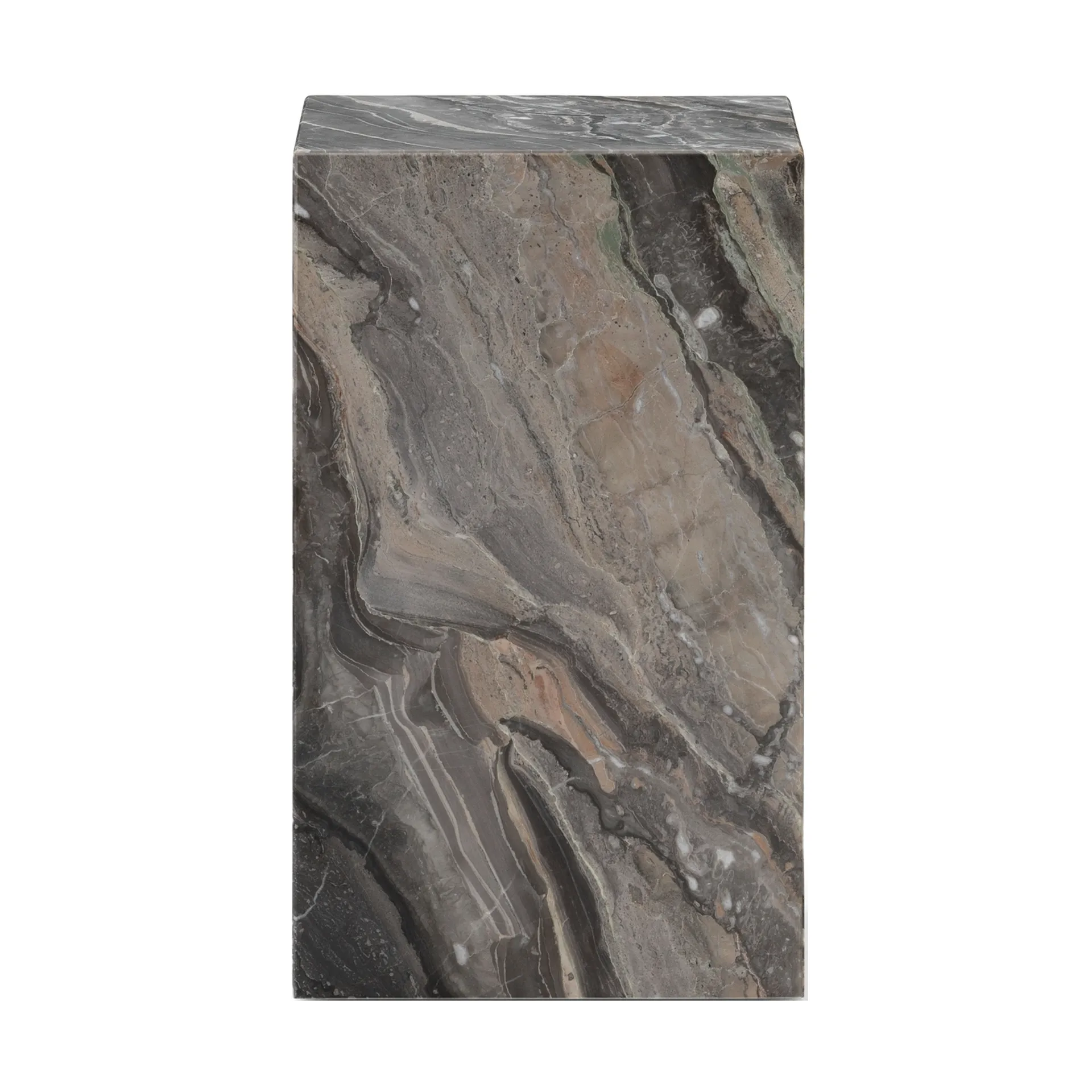 Plinth tall mesa lateral 30x30x51 cm, Grey galaxy Audo Copenhagen