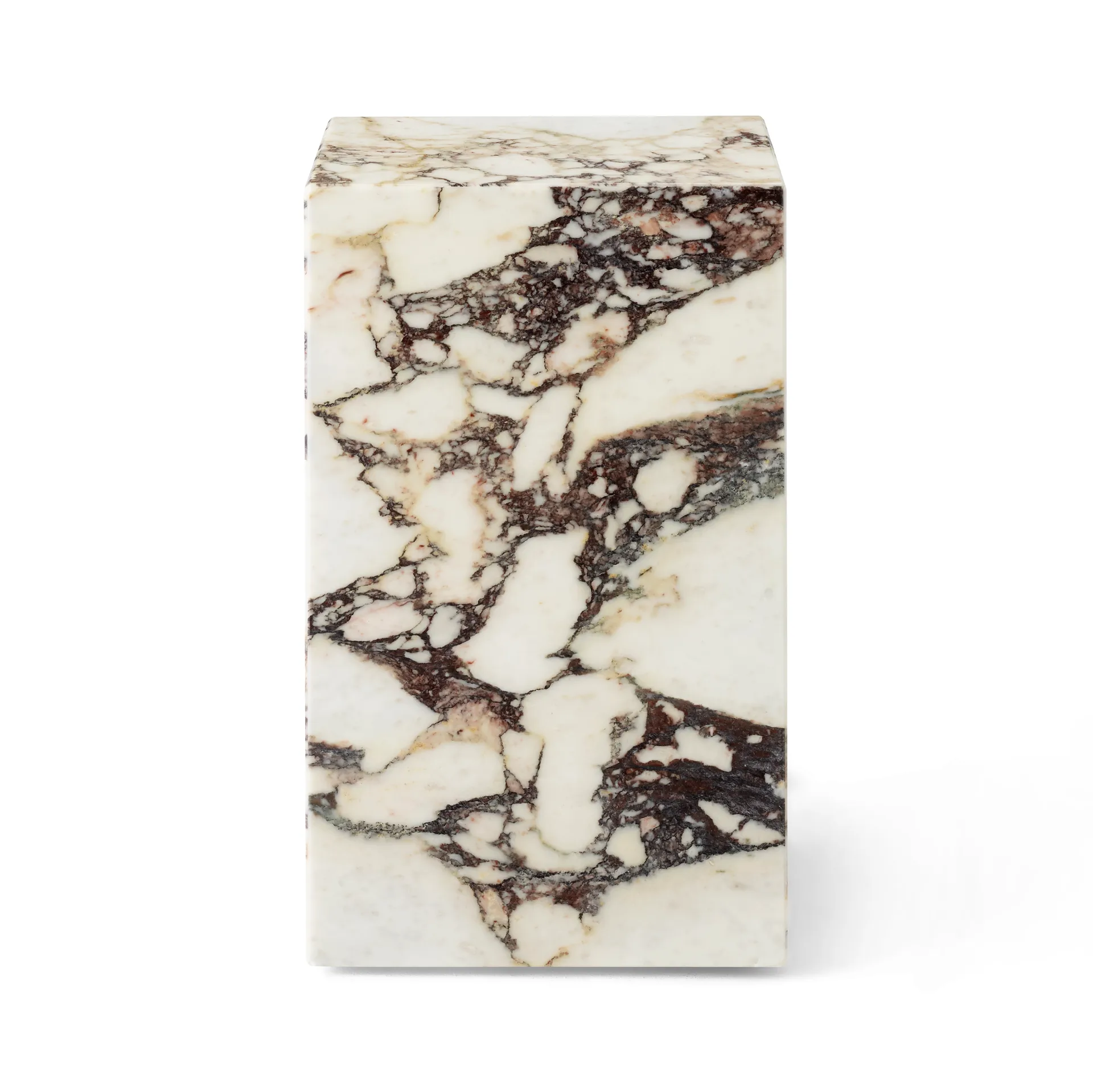 Plinth tall mesa lateral 30x30x51 cm, Multi rose Audo Copenhagen