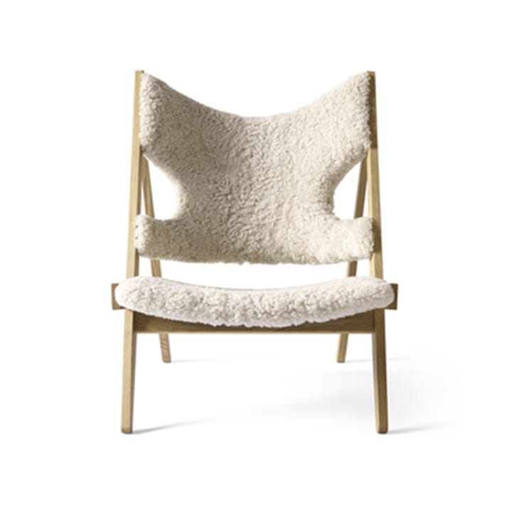 Poltrona Knitting - pele de ovelha Nature, suporte em carvalho - Audo Copenhagen