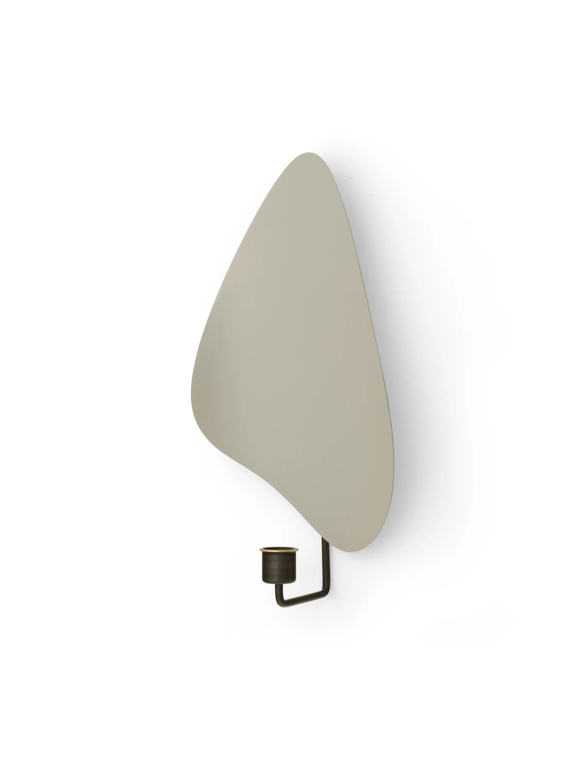 Porta velas parede Flambeau 34 cm, Latão-cinzento bronze Audo Copenhagen