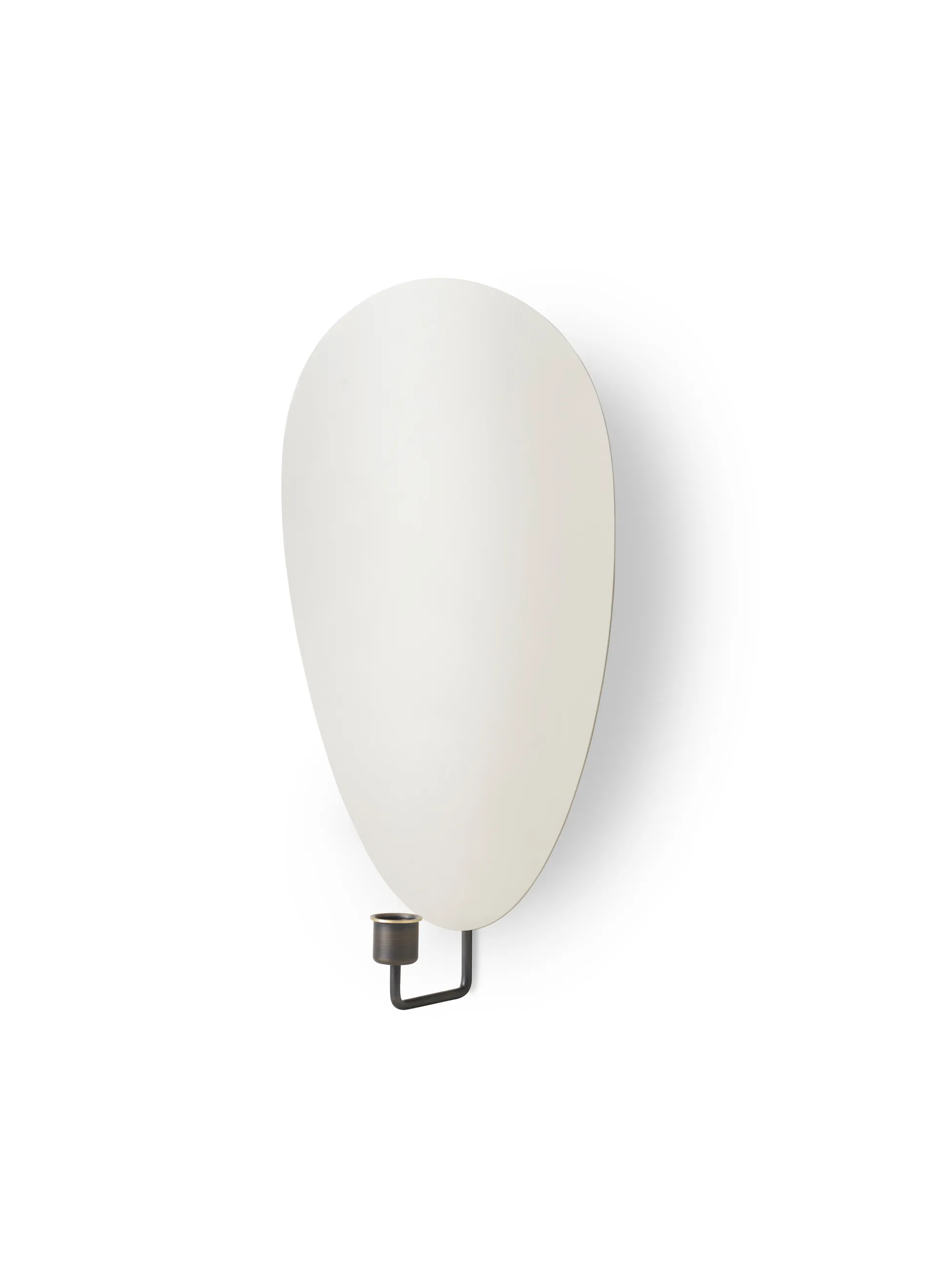 Porta velas parede Flambeau 40 cm, Latão-cinzento bronze Audo Copenhagen