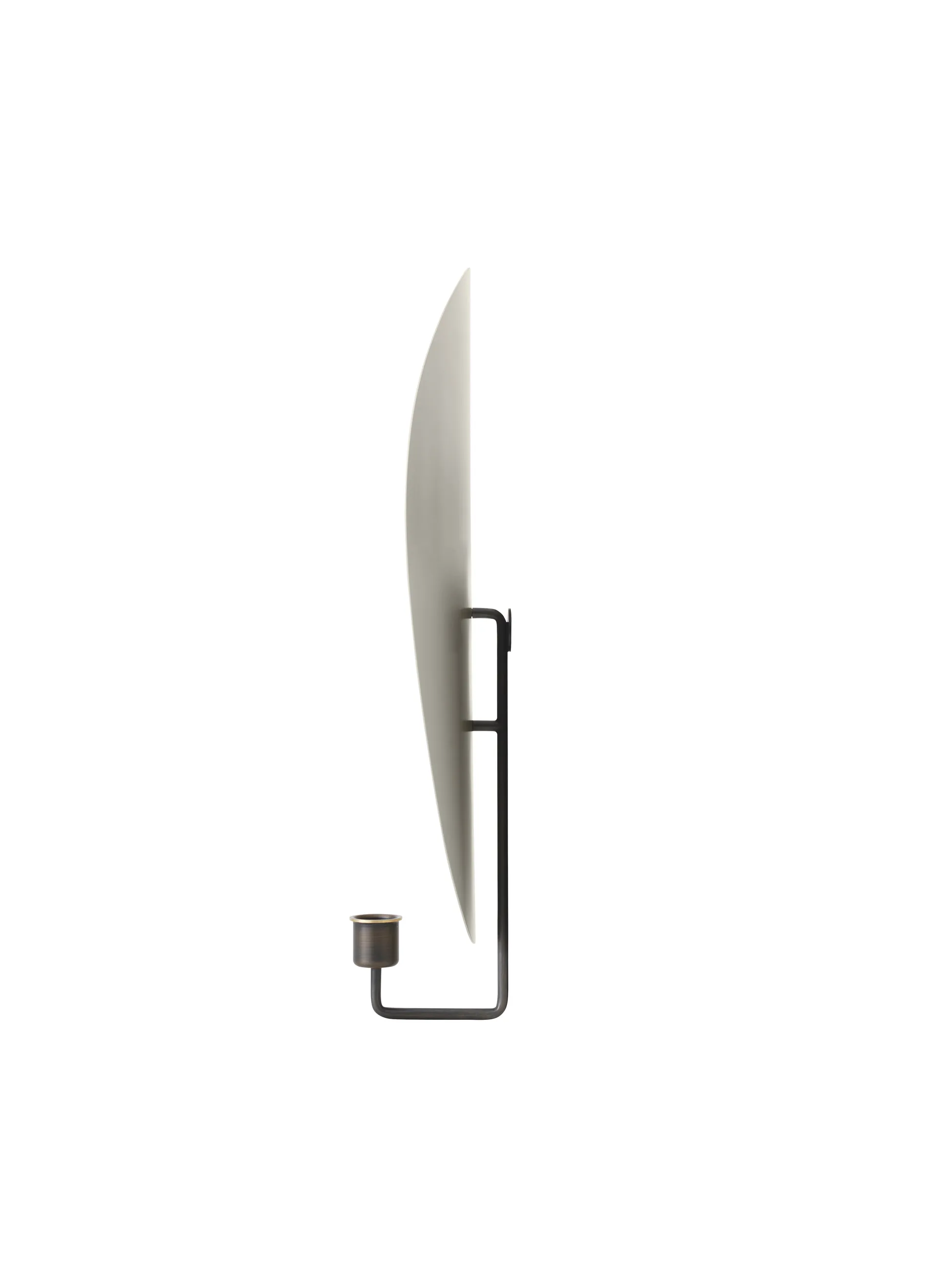 Porta velas parede Flambeau 40 cm, Latão-cinzento bronze Audo Copenhagen