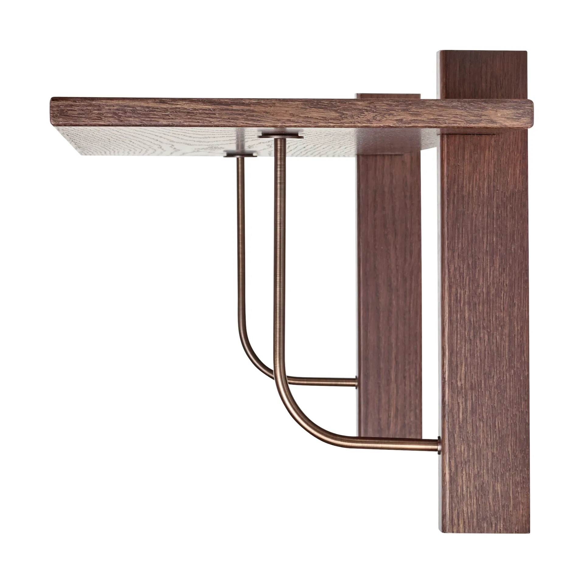 Prateleira Corbel 100x30cm, Dark stained oak Audo Copenhagen