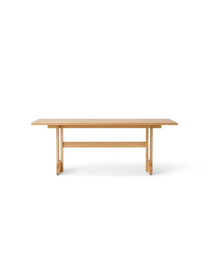 Puffin mesa de jantar em carvalho mac maciço natural - Carvalho natural, 200x95 cm - Audo Copenhagen