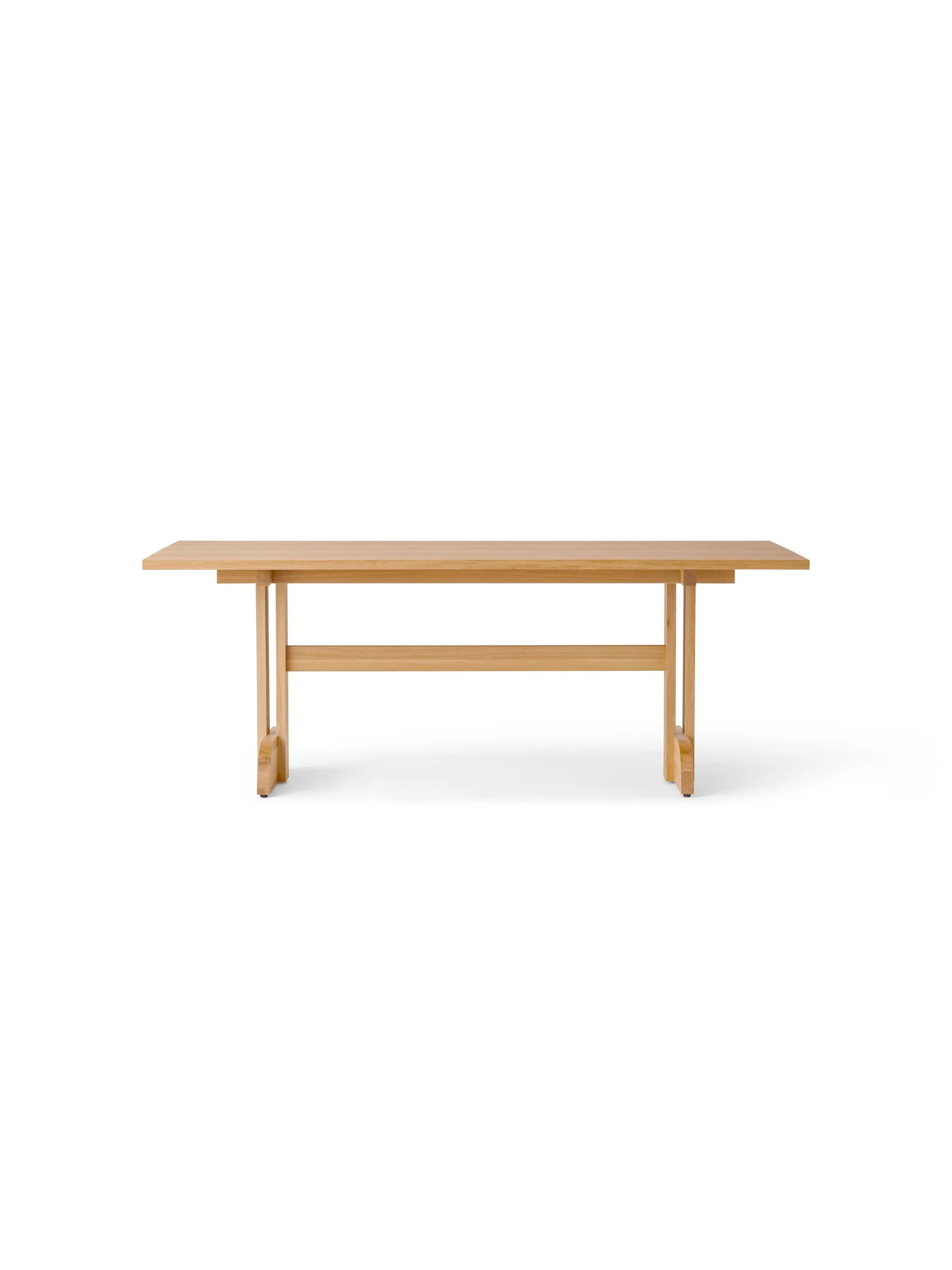 Puffin mesa de jantar em folha de carvalho natural, Folheado de carvalho natural, 200x95 cm Audo Copenhagen