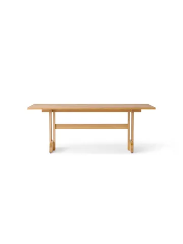 Puffin mesa de jantar em folha de carvalho natural - Folheado de carvalho natural, 200x95 cm - Audo Copenhagen