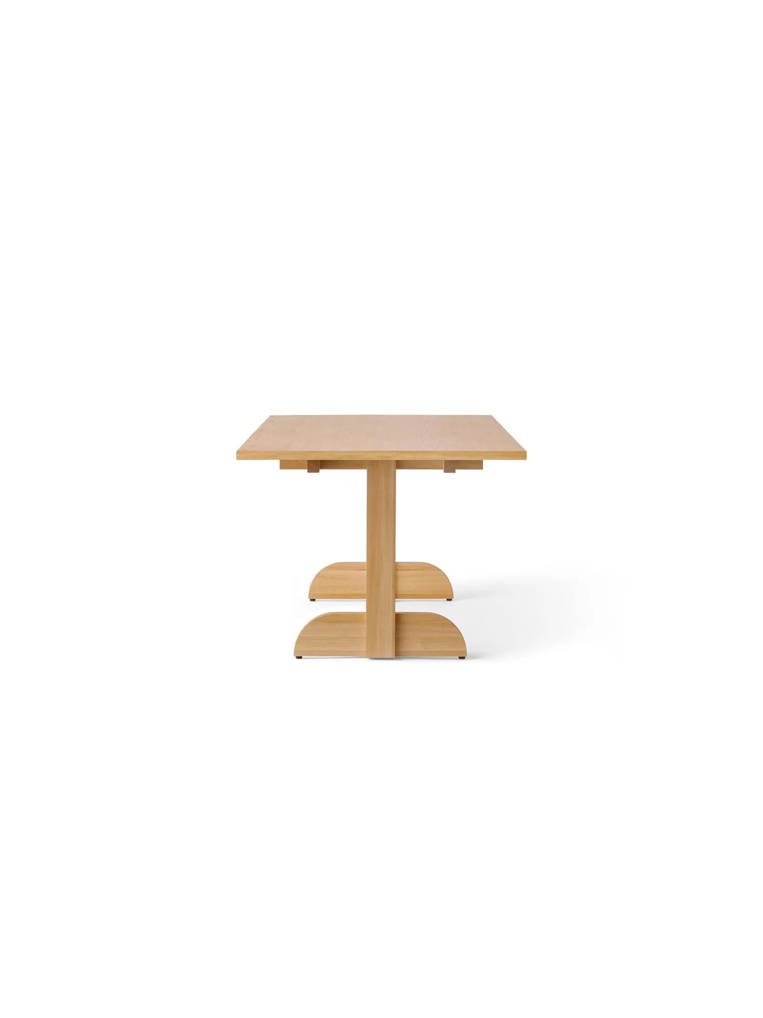 Puffin mesa de jantar em folha de carvalho natural, Folheado de carvalho natural, 200x95 cm Audo Copenhagen
