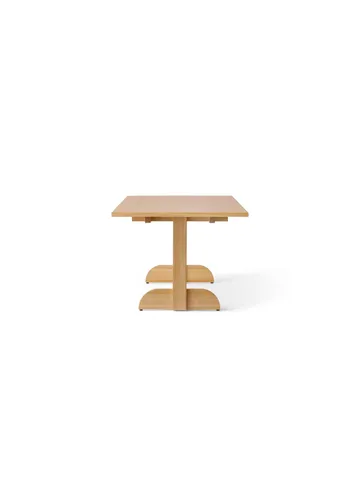 Puffin mesa de jantar em folha de carvalho natural - Folheado de carvalho natural, 200x95 cm - Audo Copenhagen