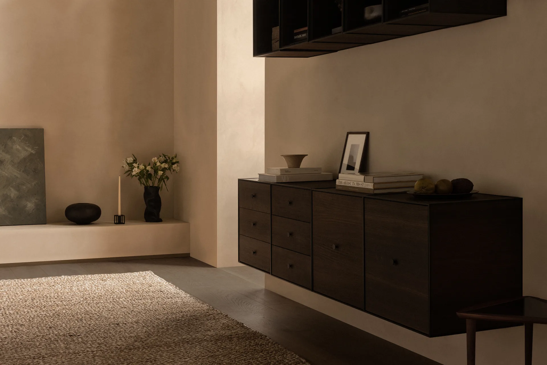 Suporte de velas Kubus 1 , preto Audo Copenhagen