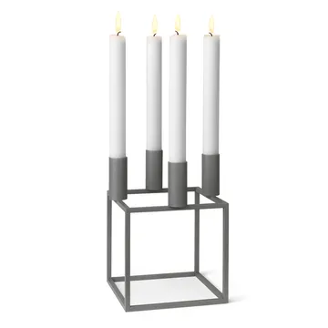 Suporte de velas Kubus 4 - cinza - Audo Copenhagen