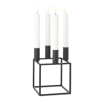 Suporte de velas Kubus 4 - preto - Audo Copenhagen