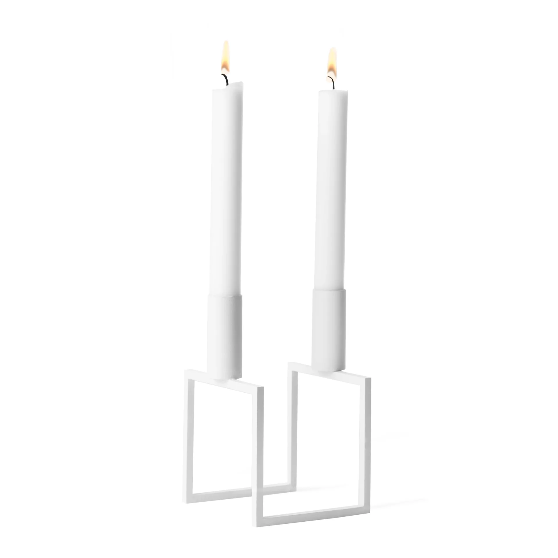 Suporte de velas Line, branco Audo Copenhagen