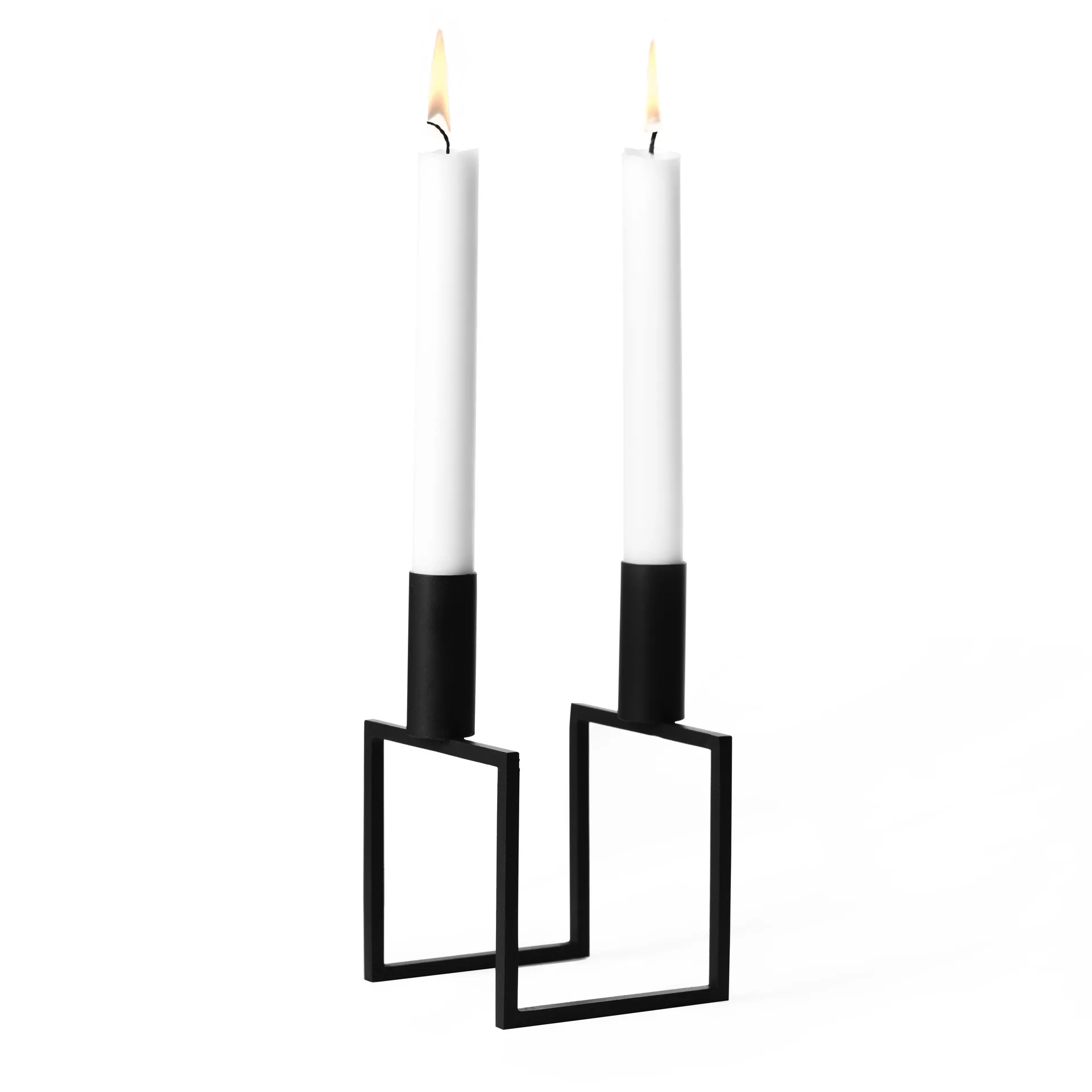 Suporte de velas Line, preto Audo Copenhagen