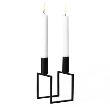 Suporte de velas Line - preto - Audo Copenhagen