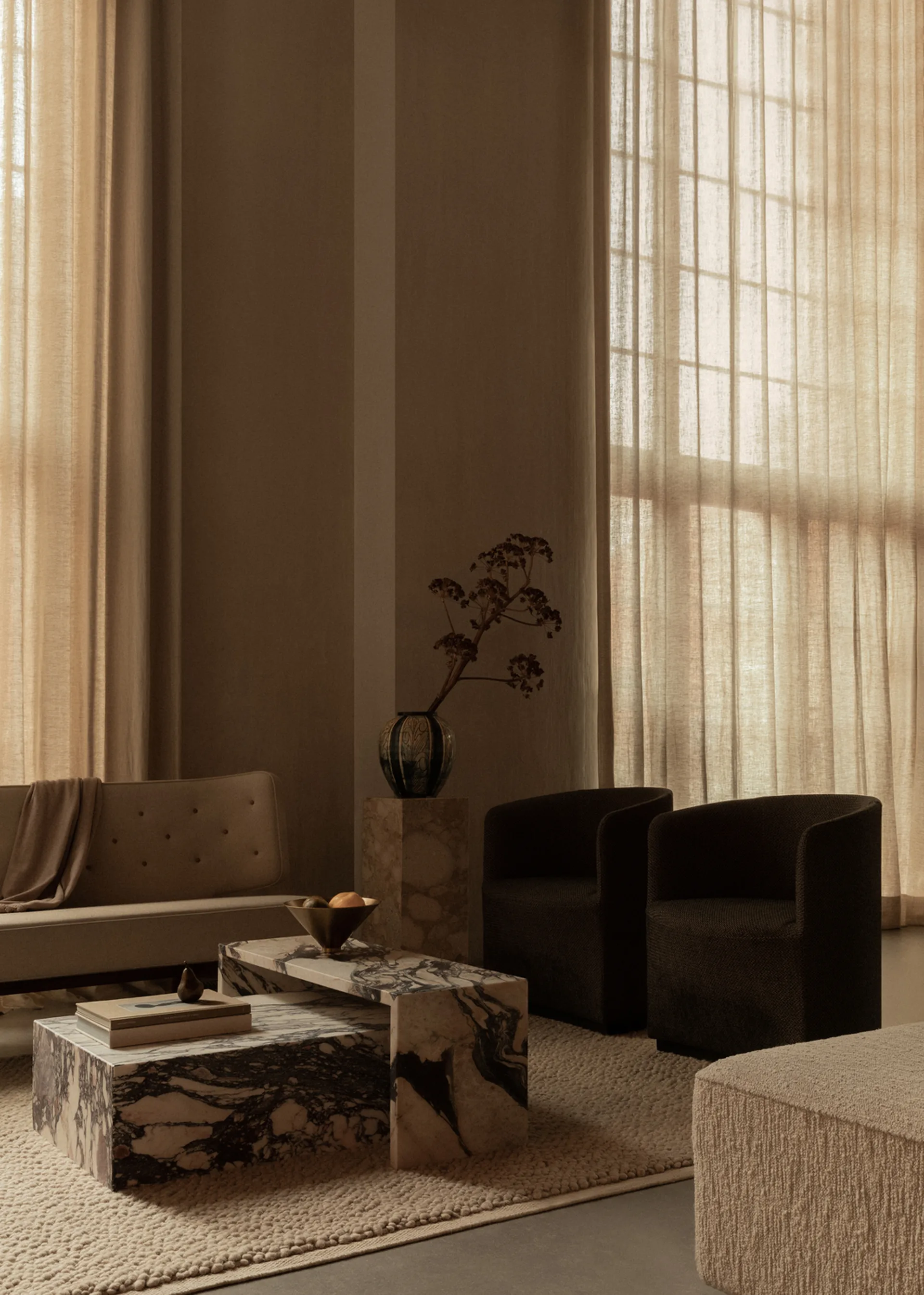 Tapete Gravel 200x300 cm, Ivory Audo Copenhagen