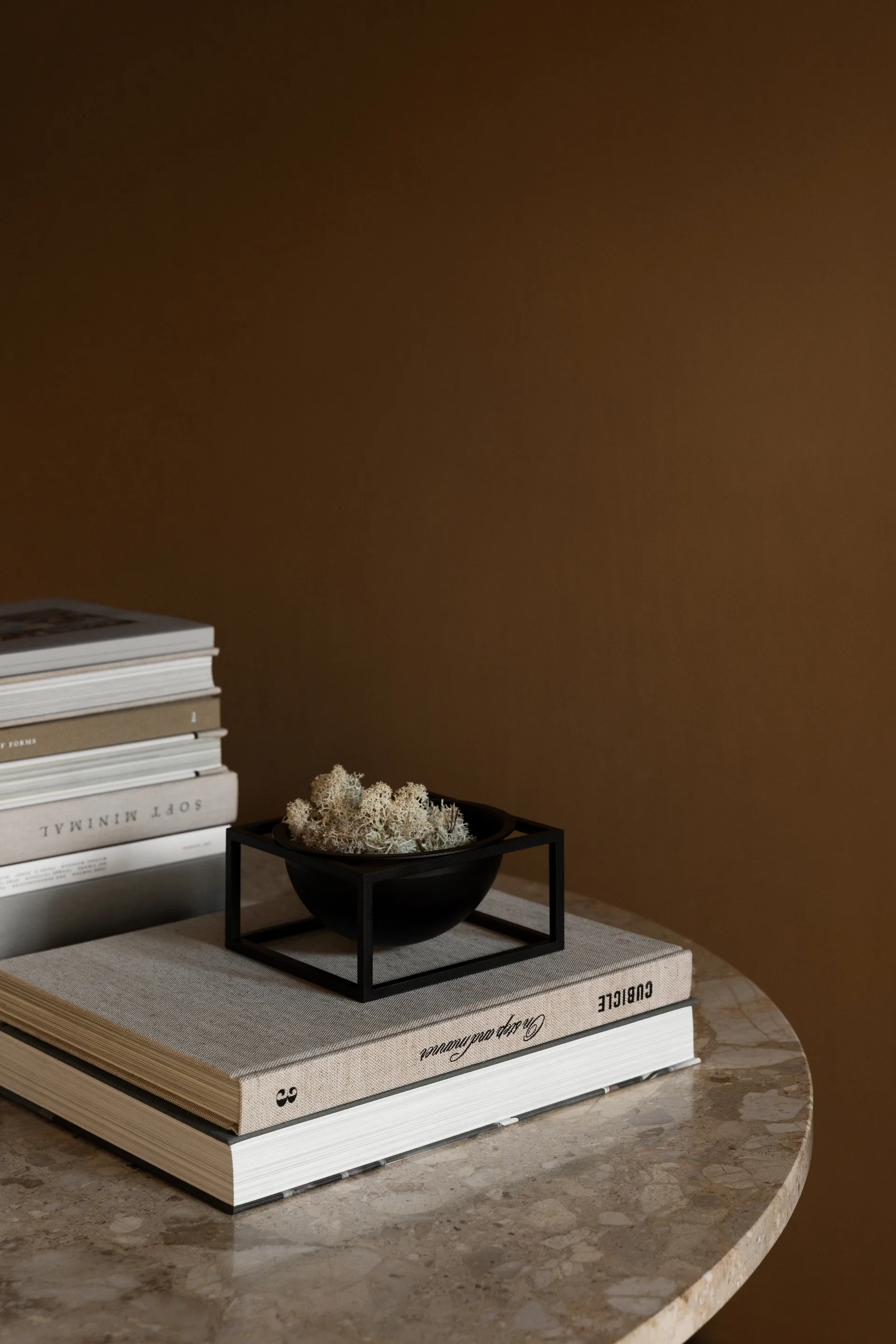 Tigela pequena rasa Kubus , preto Audo Copenhagen