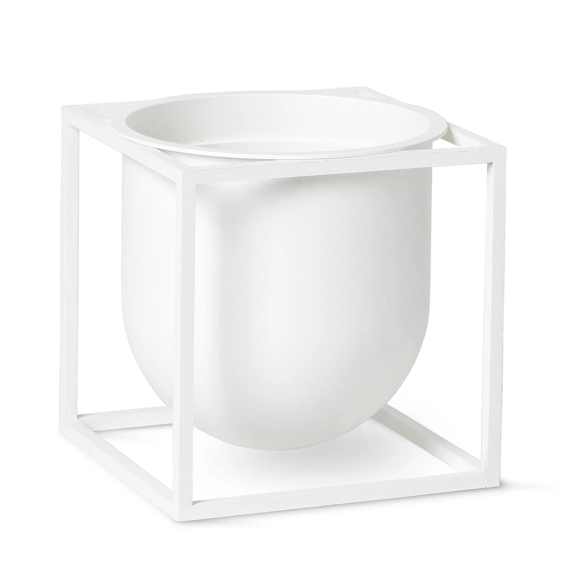 Vaso de flores Kubus 14 cm, Branco Audo Copenhagen