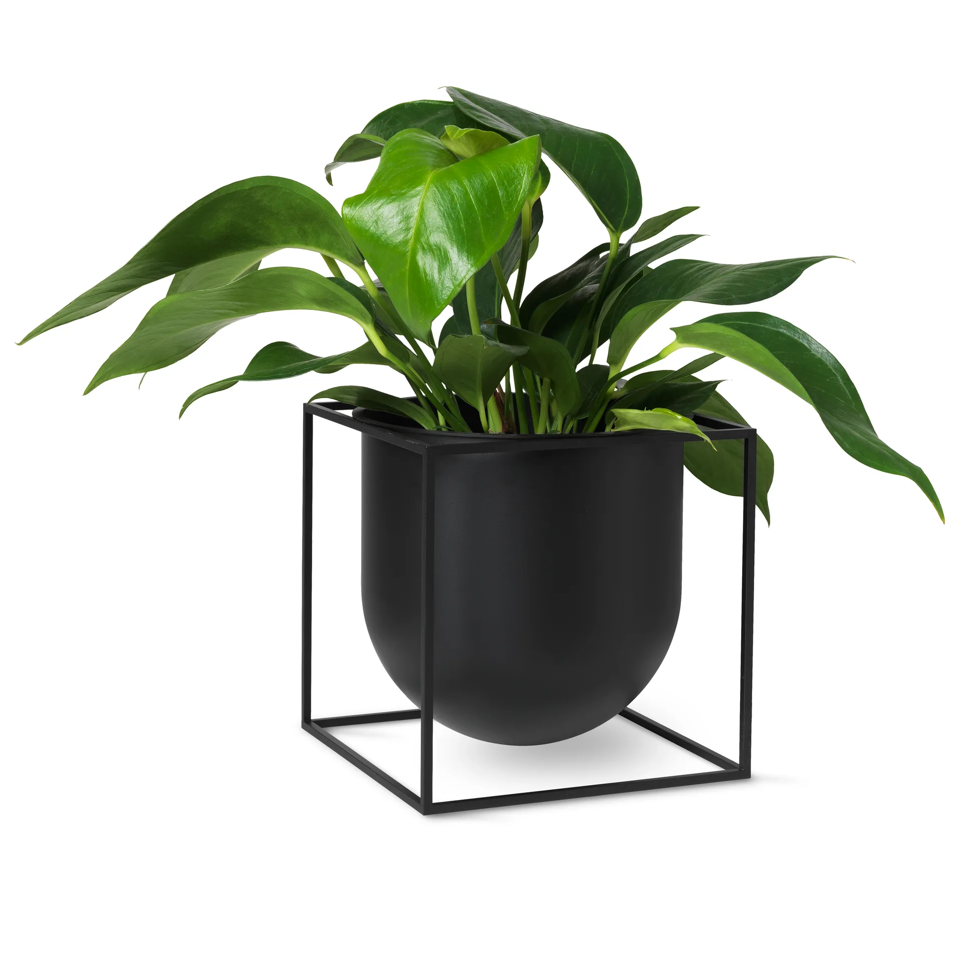 Vaso de flores Kubus 23 cm, Preto Audo Copenhagen