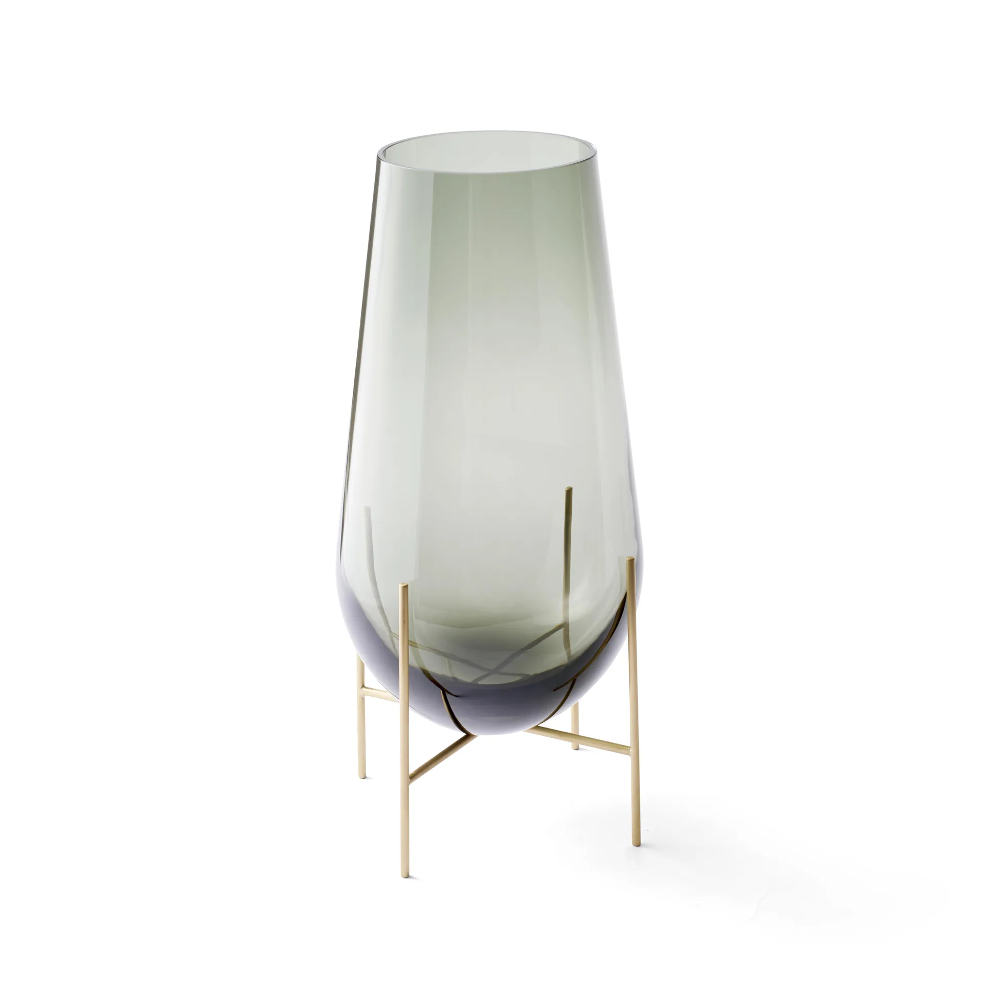 Vaso pequeno Échasse, vidro fumado Audo Copenhagen