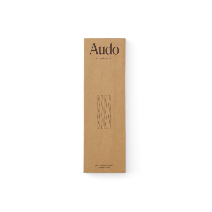 Vela Twist 30 cm 4-unidades, Ivory Audo Copenhagen