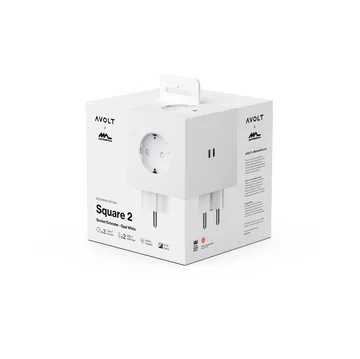 Adaptador tomada quadrado 2  - Martinelli Luce Opal White - Avolt