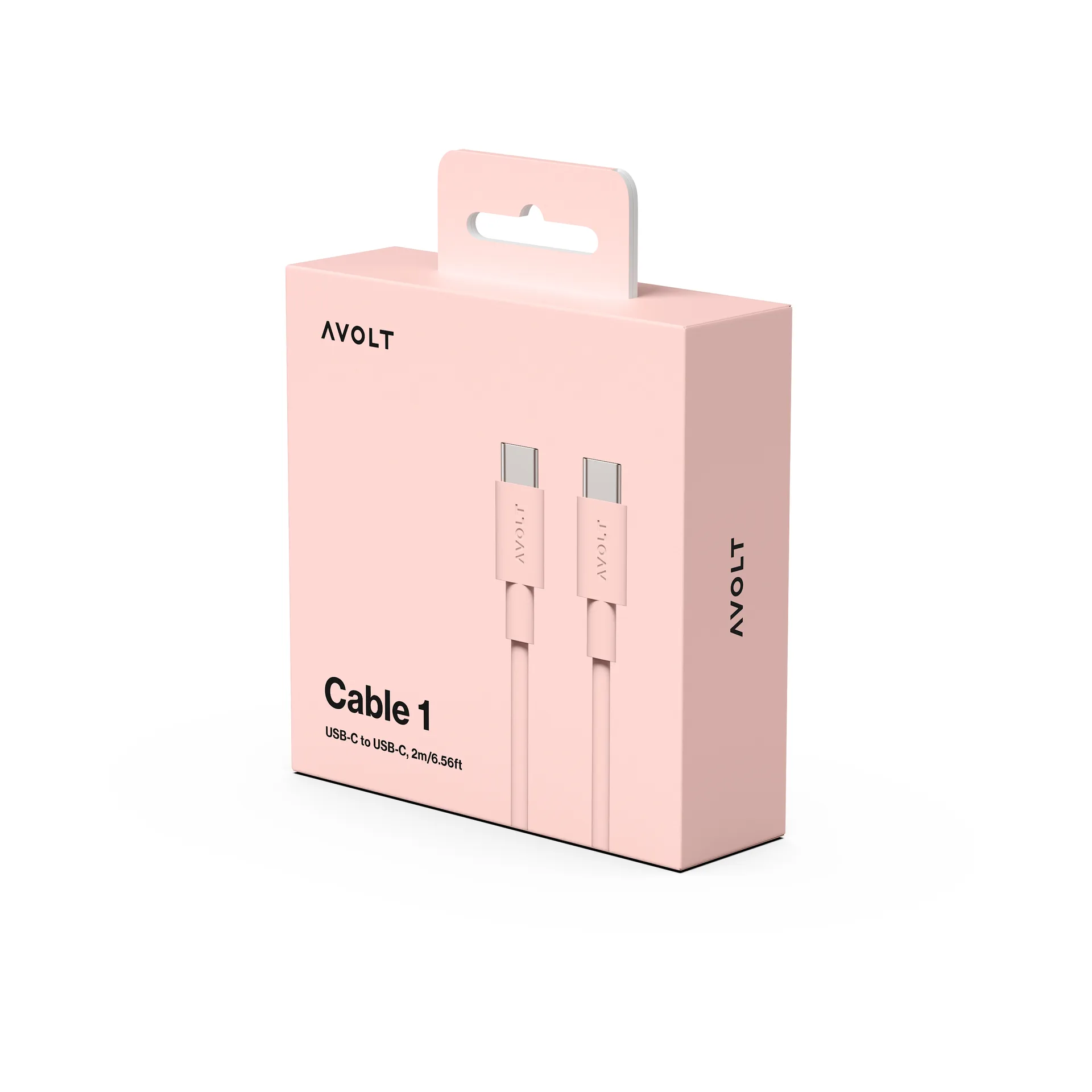 Cable 1 USB-C para USB-C cabo de carregamento 2 m, Novo Rosa Avolt