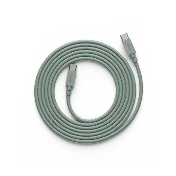 Cable 1 USB-C para USB-C cabo de carregamento 2 m - Oak green - Avolt