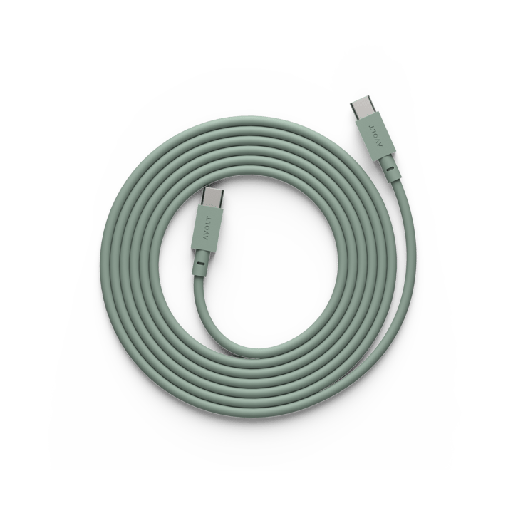 Cable 1 USB-C para USB-C cabo de carregamento 2 m - Oak green - Avolt