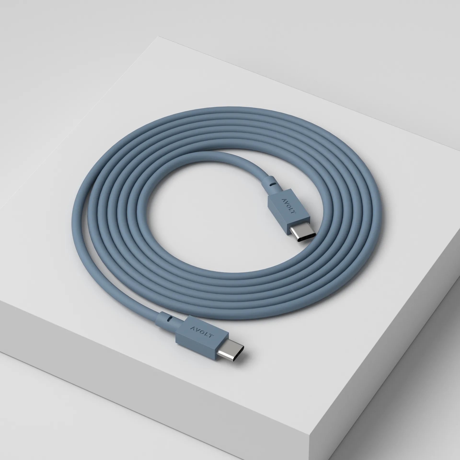 Cable 1 USB-C para USB-C cabo de carregamento 2 m, Shark blue Avolt