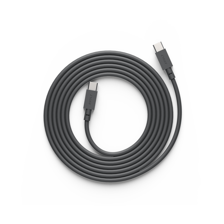 Cable 1 USB-C para USB-C cabo de carregamento 2 m - Stockholm black - Avolt