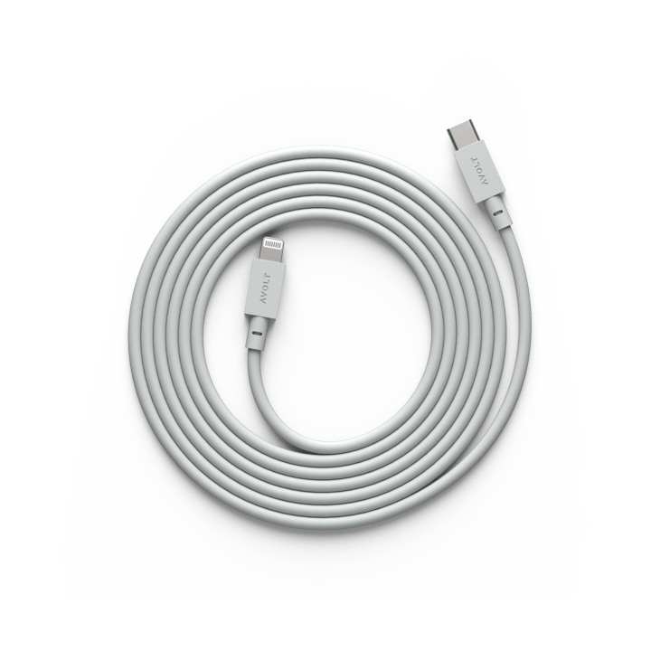 Cabo 1 USB C para cabo de carregamento Lightning 2m - Gotland Cinza - Avolt
