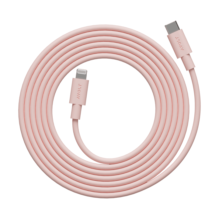 Cabo 1 USB C para cabo de carregamento Lightning 2m - Novo Rosa - Avolt