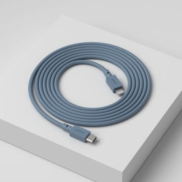 Cabo 1 USB C para cabo de carregamento Lightning 2m - Shark Blue - Avolt