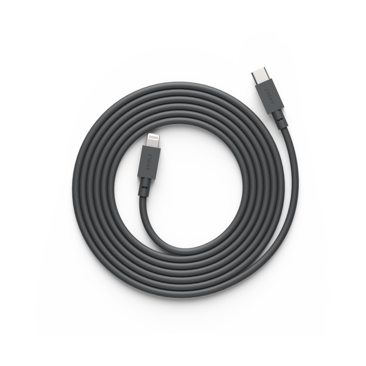 Cabo 1 USB C para cabo de carregamento Lightning 2m - Stockholm Black - Avolt