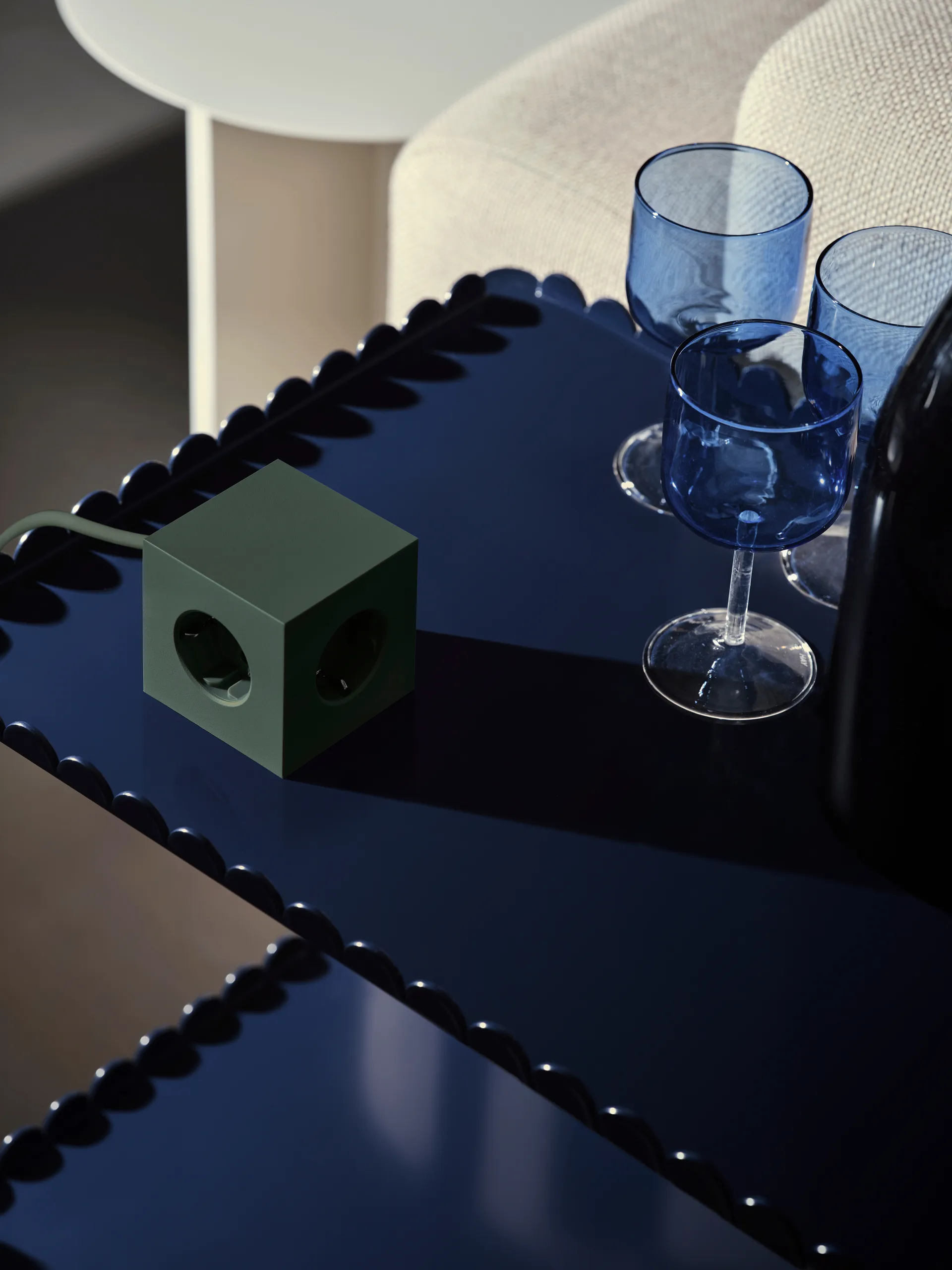 Square 1 tomada múltipla com USB-C 30W 3 m, Carvalho Verde Avolt