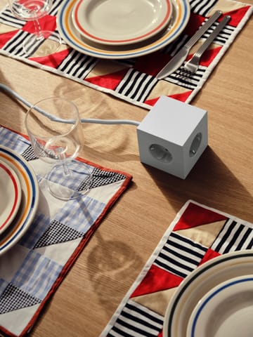 Square 1 tomada múltipla com USB-C 30W 3 m - Gotland Cinza - Avolt