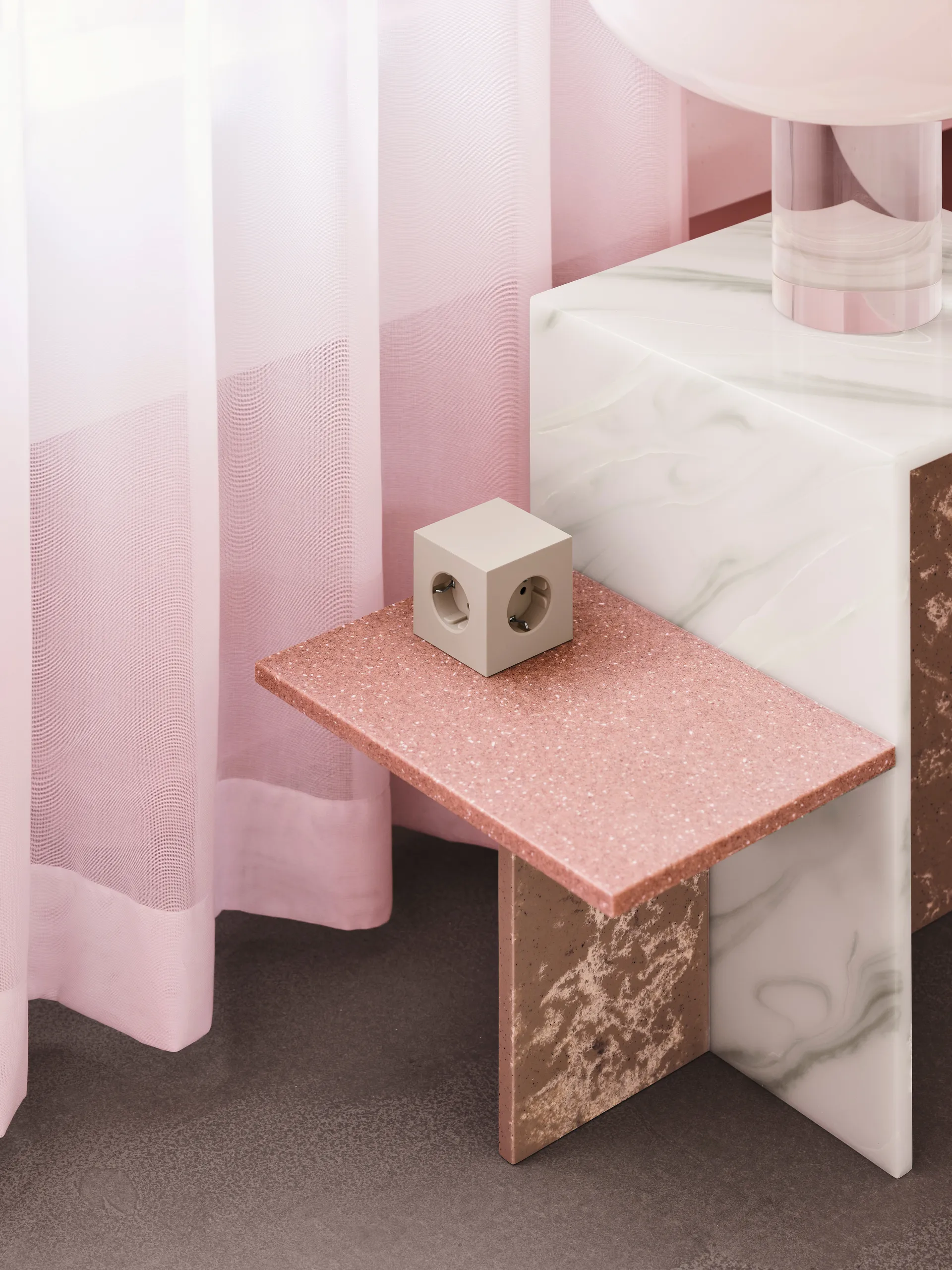 Square 1 tomada múltipla com USB-C 30W 3 m, Nomad Sand Avolt