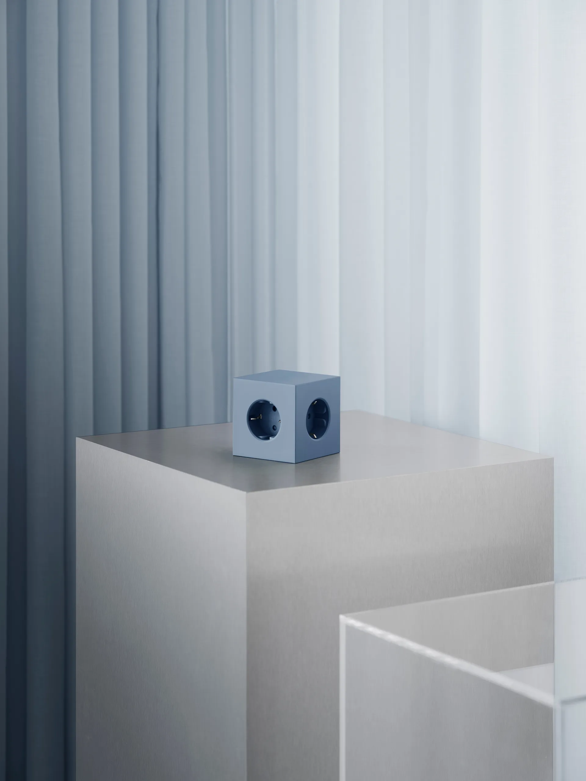 Square 1 tomada múltipla com USB-C 30W 3 m, Shark Blue Avolt