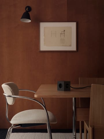 Square 1 tomada múltipla com USB-C 30W 3 m - Stockholm Black - Avolt