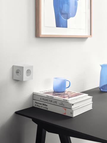Square 1 tomada múltipla com USB-C 30W 3 m - White Martinelli Luce edition - Avolt